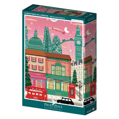 Puzzle Pieces & Peace - Christmas in London. 1000 piezas-Puzzle-Pieces & Piece-Doctor Panush
