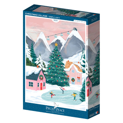 Puzzle Pieces & Peace - Christmas Village. 500 piezas