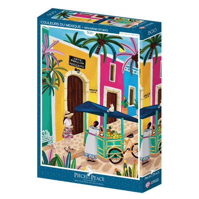 Puzzle Pieces & Peace - Colors of Mexico. 500 piezas