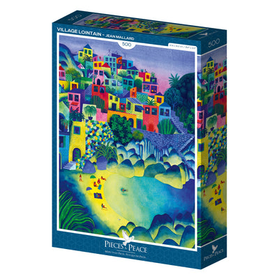 Puzzle Pieces & Peace - Distant Village. 500 piezas