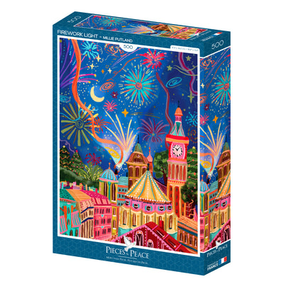Puzzle Pieces & Peace - Firework Light. 500 piezas