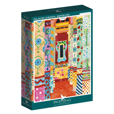 Puzzle Pieces & Peace - Palau de la Musica - Barcelona. 1000 piezas-Puzzle-Pieces & Piece-Doctor Panush