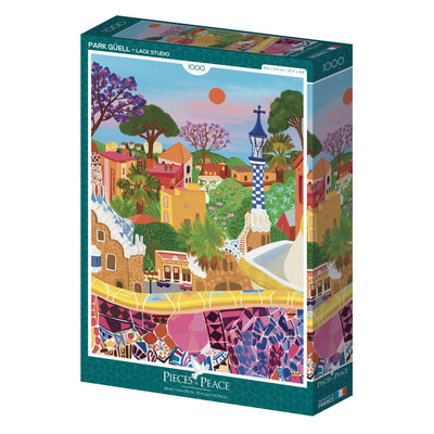 Puzzle Pieces & Peace - Park Güell. 1000 piezas-Puzzle-Pieces & Piece-Doctor Panush