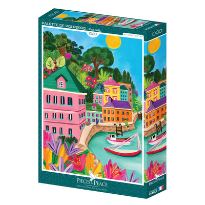 Puzzle Pieces & Peace - Polperro Palette. 1000 piezas-Puzzle-Pieces & Piece-Doctor Panush