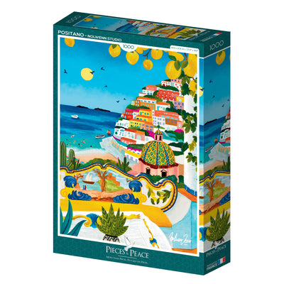 Puzzle Pieces & Peace - Positano. 1000 piezas-Puzzle-Pieces & Piece-Doctor Panush