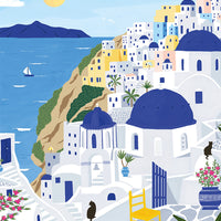 Puzzle Pieces & Peace - Santorini. 500 piezas