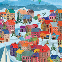 Puzzle Pieces & Peace - Winter Village. 500 piezas