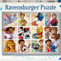 Puzzle Ravensburger - Disney Multipersonaje. 100 piezas