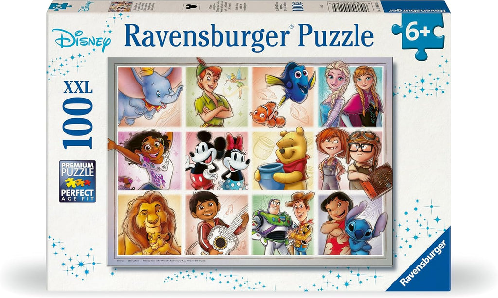 Puzzle Ravensburger - Disney Multipersonaje. 100 piezas