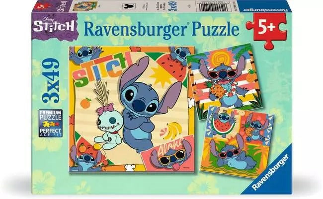 Puzzles Ravensburger - Disney Stitch. 3x49