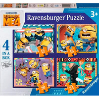 Puzzle Ravensburger - Minions. 4 en 1. 12-24 piezas