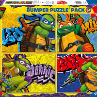 Puzzle Ravensburger - Tortugas Ninja. 4x100 piezas