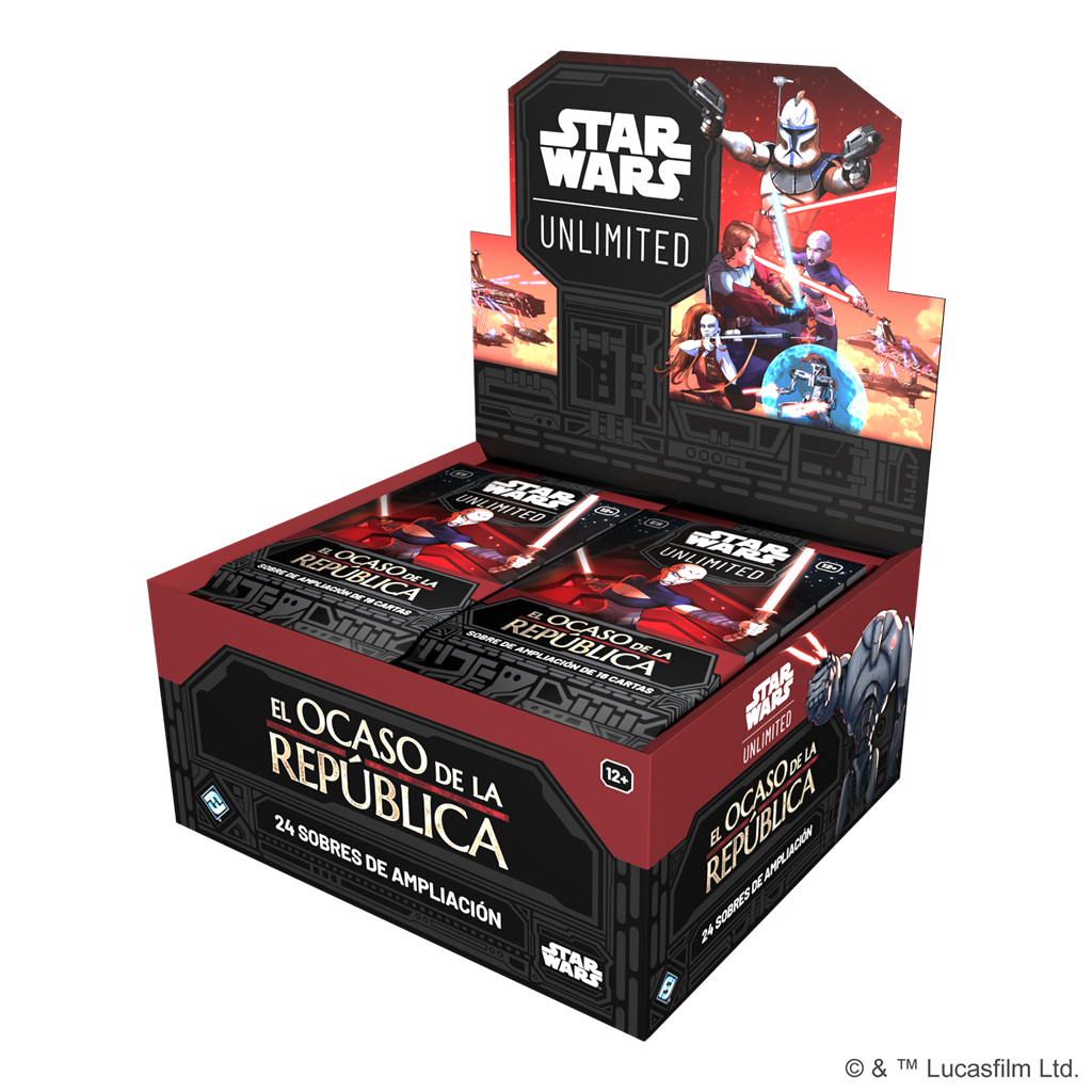 Star Wars Unlimited: El Ocaso de la Republica - Caja de 24 Sobres