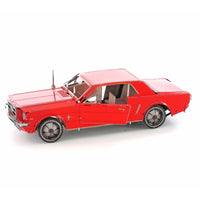 Maqueta de Metal Earth - 1965 Ford Mustang Coupe - Red