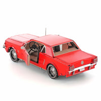 Maqueta de Metal Earth - 1965 Ford Mustang Coupe - Red