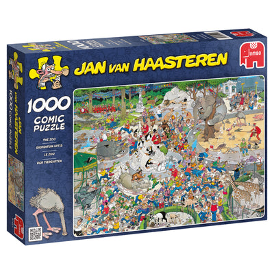 Puzzle Jumbo - Jan Van Haasteren - The Zoo. 1000 piezas-Puzzle-Jumbo-Doctor Panush