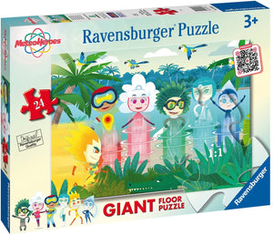 Puzzle Ravensburger gigante - Meteo Heroes. 24 piezas-Doctor Panush