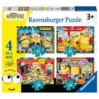 Puzzle Ravensburger - Minions. 4 en 1. 12-24 piezas