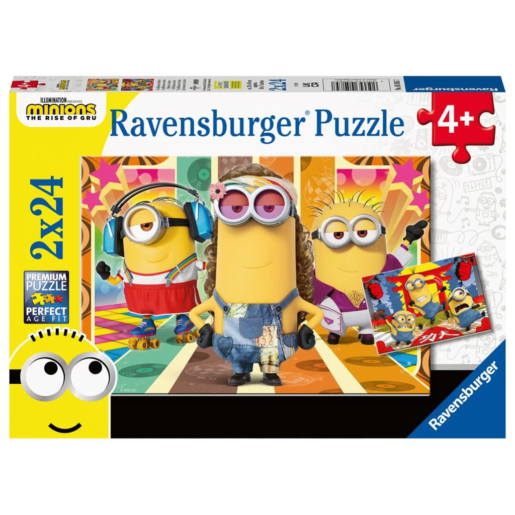 Puzzle Ravensburger - Minions. 2x24 piezas