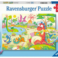 Puzzles Ravensburger - Dinosaurios. 2x12 piezas