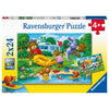 Puzzle Ravensburger - Familia de Osos se va de camping. 2x24 piezas