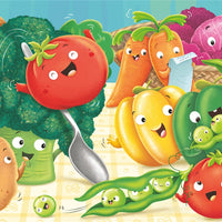 Puzzle Ravensburger - Alegría de Frutas y Verduras. 2x24 piezas