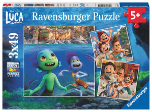 Puzzles Ravensburger - Luca. Disney Pixar. 3x49 piezas