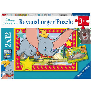 Puzzles Ravensburger - Disney Classics. 2x12 piezas