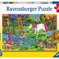 Puzzle Ravensburger - Bosque Mágico. 2x24 piezas