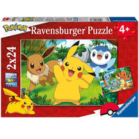 Puzzle Ravensburger - Pokemon. 2x24 piezas