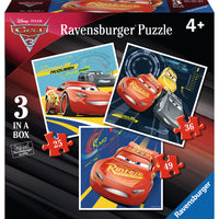 Puzzle Ravensburger - Cars 3. 3 en 1. 25-49 piezas-Ravensburger-Doctor Panush