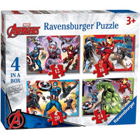 Puzzle Ravensburger - Los Vengadores. 4 en 1. 12-24 piezas