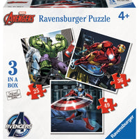 Puzzle Ravensburger - Los Mejores Héroes 3 en 1. 25-49 piezas-Ravensburger-Doctor Panush