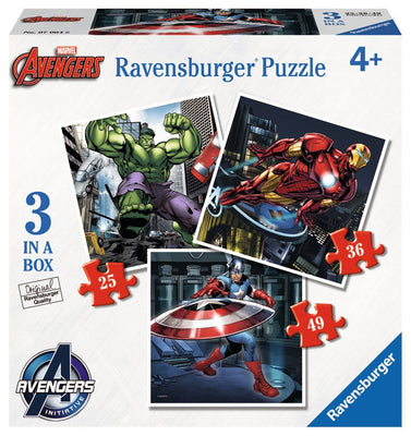 Puzzle Ravensburger - Los Mejores Héroes 3 en 1. 25-49 piezas-Ravensburger-Doctor Panush