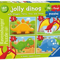 Puzzle Ravensburger - My First Puzzle. Jolly Dinos. 2-5 piezas-Ravensburger-Doctor Panush
