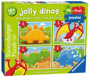 Puzzle Ravensburger - My First Puzzle. Jolly Dinos. 2-5 piezas-Ravensburger-Doctor Panush