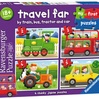 Puzzle Ravensburger - My First Puzzle. Travel Far. 2-5 piezas-Ravensburger-Doctor Panush