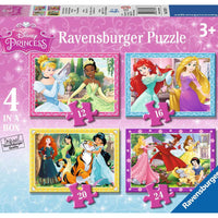 Puzzle Ravensburger - Princesas Disney. 4 en 1. 12-24 piezas-Ravensburger-Doctor Panush