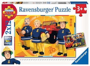 Puzzle Ravensburger - Sam en acción. 2 x 12 piezas-Ravensburger-Doctor Panush