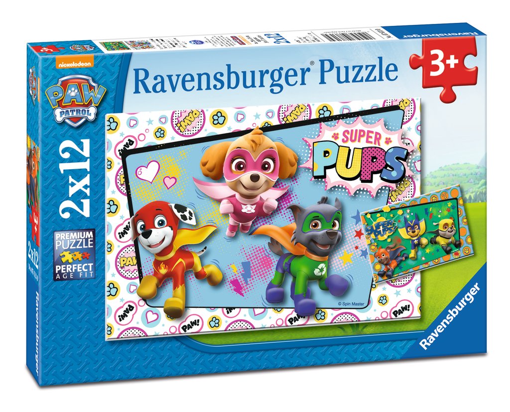 Puzzle Ravensburger - Paw Patrol. 2 x 12 piezas-Ravensburger-Doctor Panush