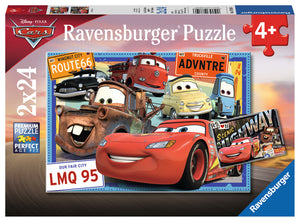 Puzzle Ravensburger - Cars. 2 x 24 piezas-Ravensburger-Doctor Panush