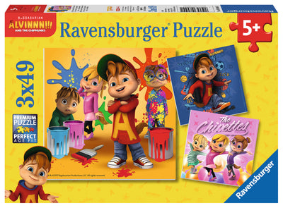 Puzzle Ravensburger - Alvin y las Ardillas 3x49-Ravensburger-Doctor Panush