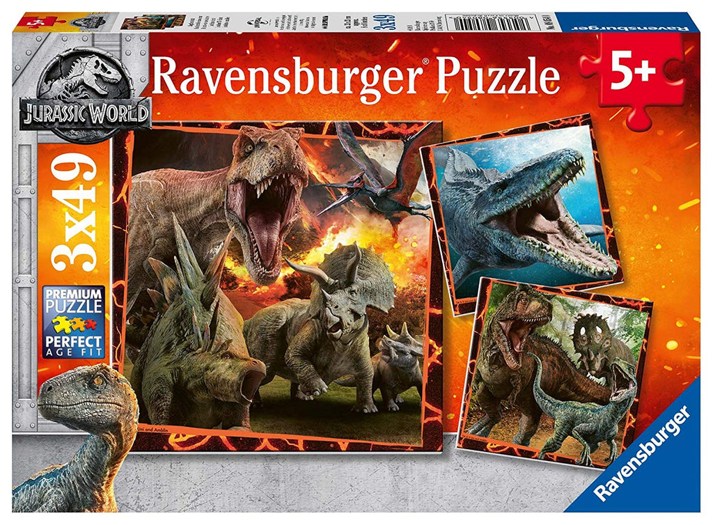 Puzzle Ravensburger - Jurassic World 3x49-Ravensburger-Doctor Panush