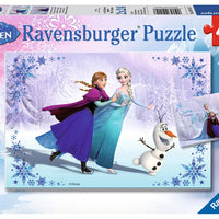 Puzzle Ravensburger - Frozen. Hermanas para siempre. 2 x 24 piezas-Ravensburger-Doctor Panush