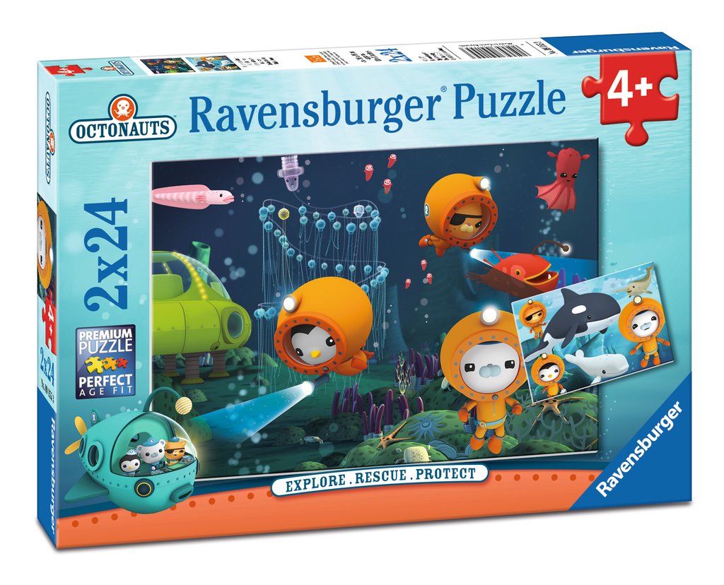 Puzzle Ravensburger - Octonautas. 2 x 24 piezas-Ravensburger-Doctor Panush