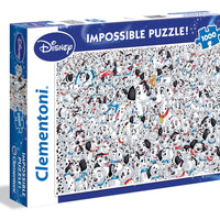 Puzzle Clementoni 101 Dálmatas - 1000 piezas - Impossible Puzzle-Puzzle-Clementoni-Doctor Panush