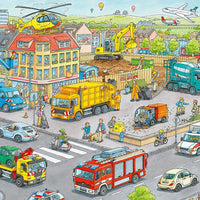 Puzzle Ravensburger 100 piezas - Vehículos en la Ciudad-Ravensburger-Doctor Panush