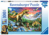 Puzzle Ravensburger - Dinosaurios Prehistóricos 100 piezas-Doctor Panush