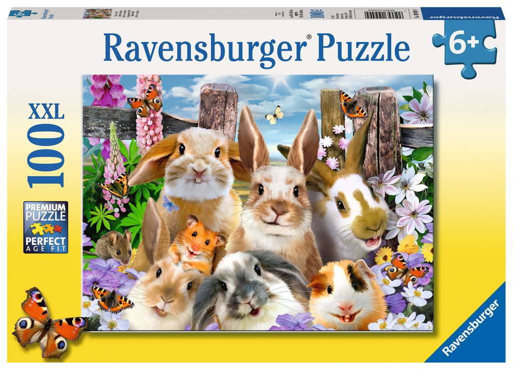 Puzzle Ravensburger 100 piezas - Selfie de Conejitos-Ravensburger-Doctor Panush