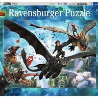 Puzzle Ravensburger 100 piezas - Dragons-Ravensburger-Doctor Panush